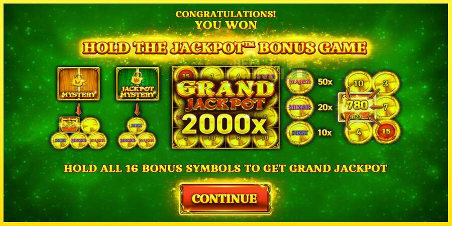 Riktiga pengar med en spelautomat 16 Coins Grand Gold Edition Score The Jackpot, bild 3