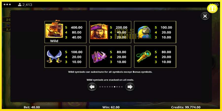 Riktiga pengar med en spelautomat Action Boost Treasure Trove, bild 4