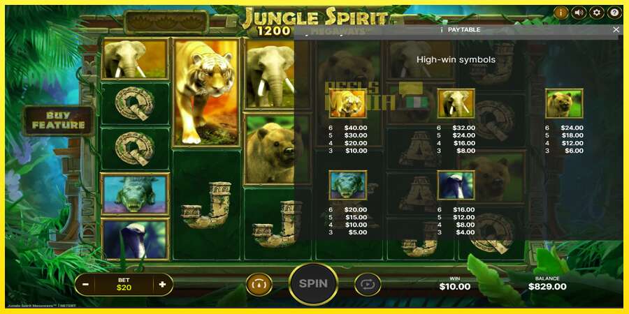 Riktiga pengar med en spelautomat Jungle Spirit Megaways, bild 6