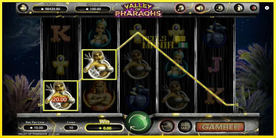 Riktiga pengar med en spelautomat Valley of Pharaohs, bild 4