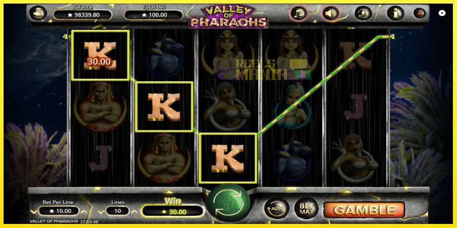 Riktiga pengar med en spelautomat Valley of Pharaohs, bild 5