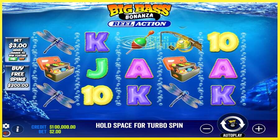 Riktiga pengar med en spelautomat Big Bass Bonanza Reel Action, bild 1