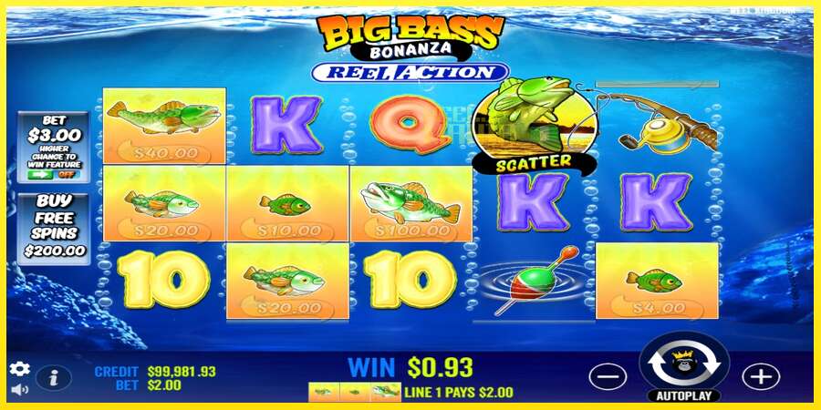 Riktiga pengar med en spelautomat Big Bass Bonanza Reel Action, bild 2