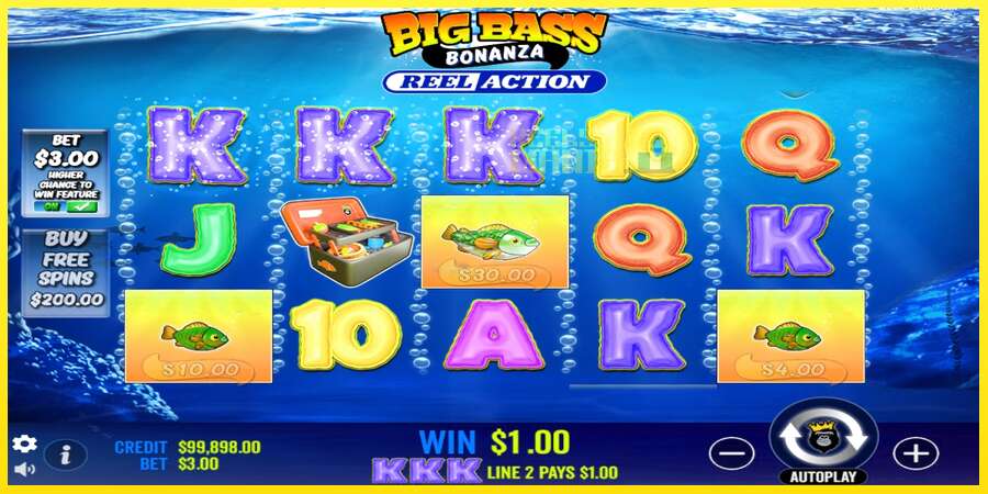 Riktiga pengar med en spelautomat Big Bass Bonanza Reel Action, bild 3