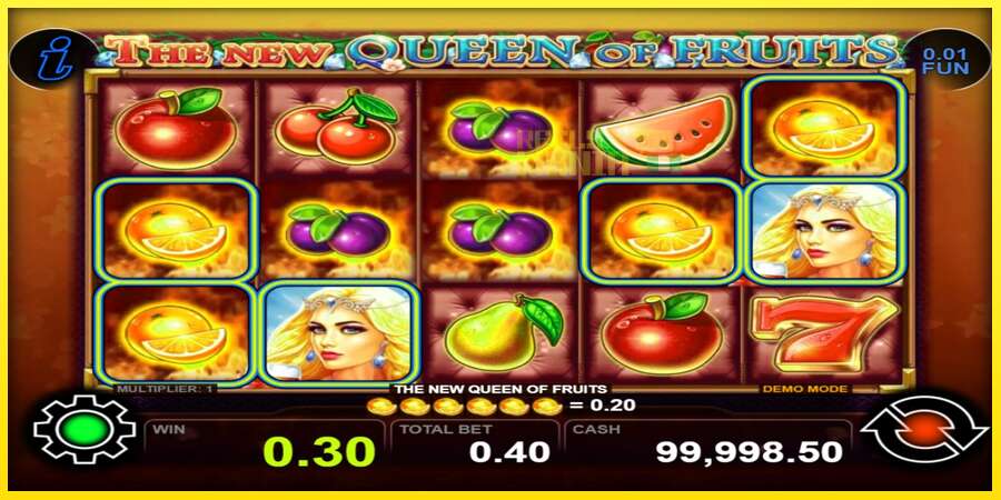 Riktiga pengar med en spelautomat The New Queen of Fruits, bild 2