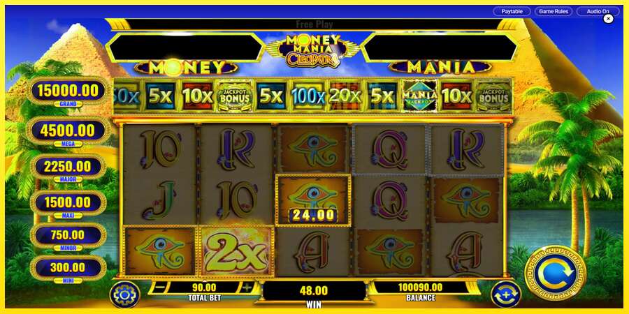 Riktiga pengar med en spelautomat Money Mania Cleopatra, bild 4