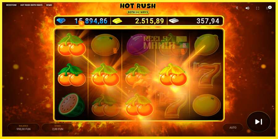 Riktiga pengar med en spelautomat Hot Rush Both Ways, bild 2