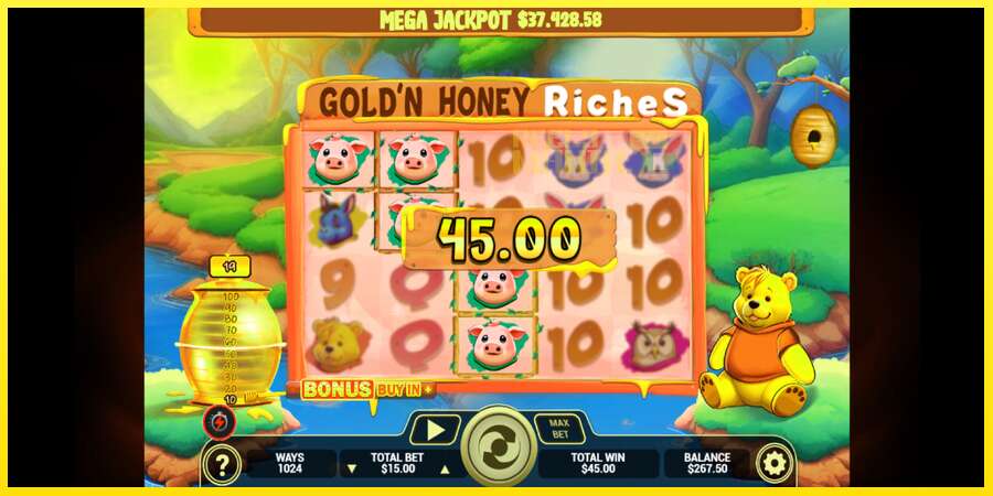 Riktiga pengar med en spelautomat Goldn Honey Riches, bild 4