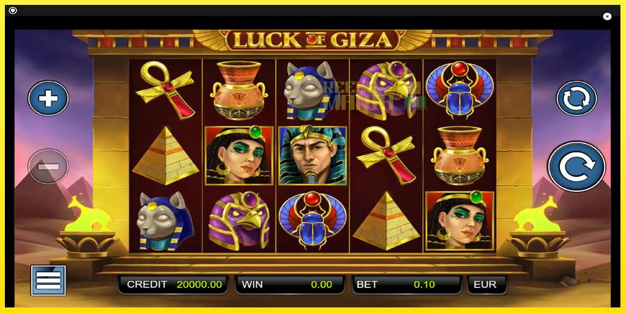 Riktiga pengar med en spelautomat Luck of Giza, bild 1