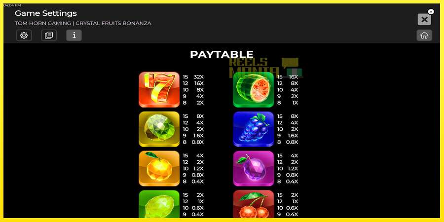 Riktiga pengar med en spelautomat Crystal Fruits Bonanza, bild 7