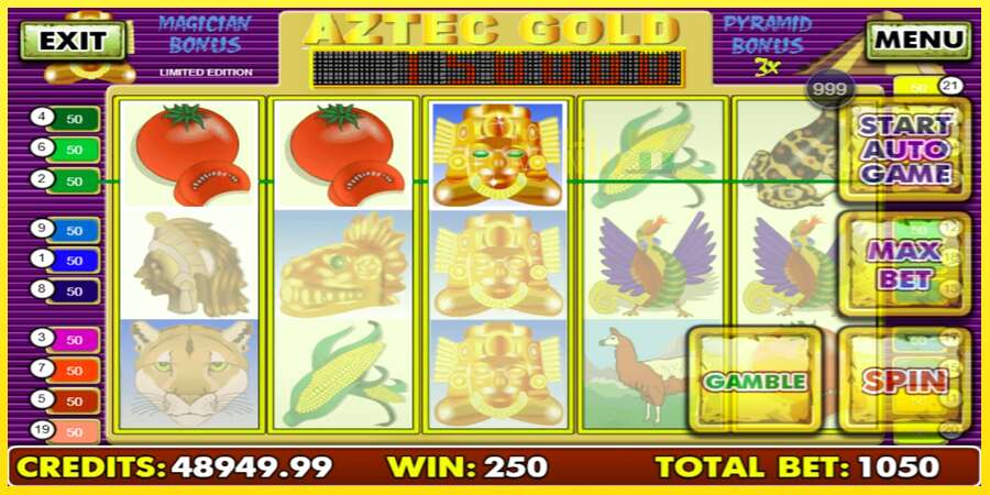 Riktiga pengar med en spelautomat Aztec Gold, bild 2