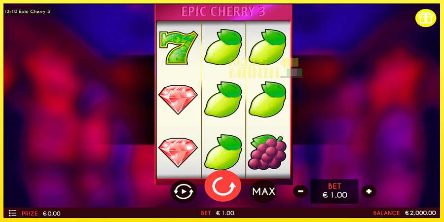 Riktiga pengar med en spelautomat Epic Cherry 3, bild 1