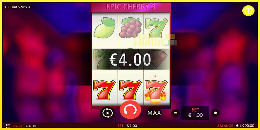 Riktiga pengar med en spelautomat Epic Cherry 3, bild 2