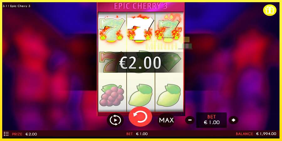 Riktiga pengar med en spelautomat Epic Cherry 3, bild 3