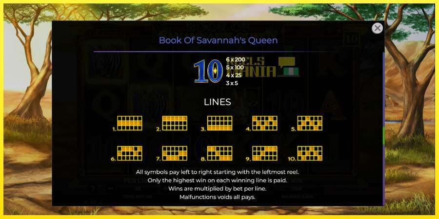 Riktiga pengar med en spelautomat Book of Savannahs Queen, bild 7