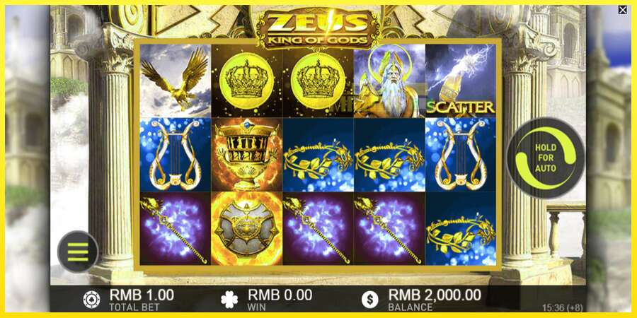 Riktiga pengar med en spelautomat Zeus King of Gods, bild 2