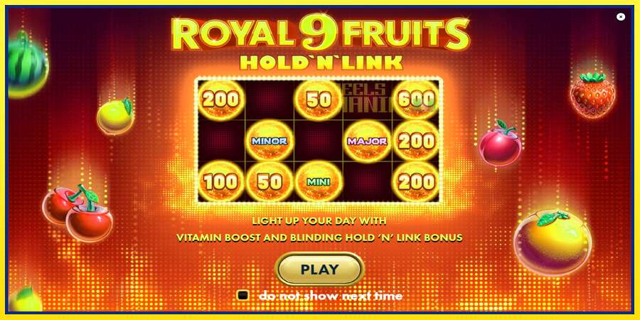 Riktiga pengar med en spelautomat Royal Fruits 9: Hold N Link, bild 1