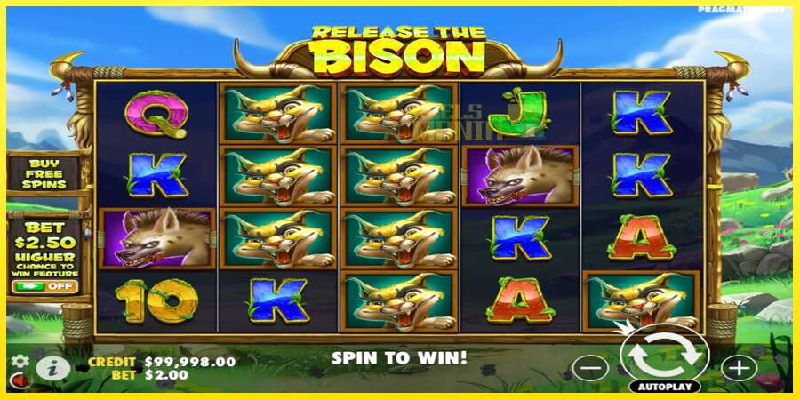 Riktiga pengar med en spelautomat Release the Bison, bild 1