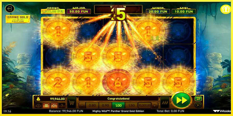 Riktiga pengar med en spelautomat Mighty Wild: Panther Grand Gold Edition, bild 2