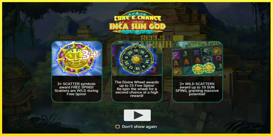 Riktiga pengar med en spelautomat Luke E. Chance and the Inca Sun God, bild 1