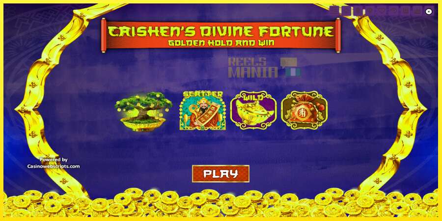 Riktiga pengar med en spelautomat Caishens Divine Fortune, bild 1