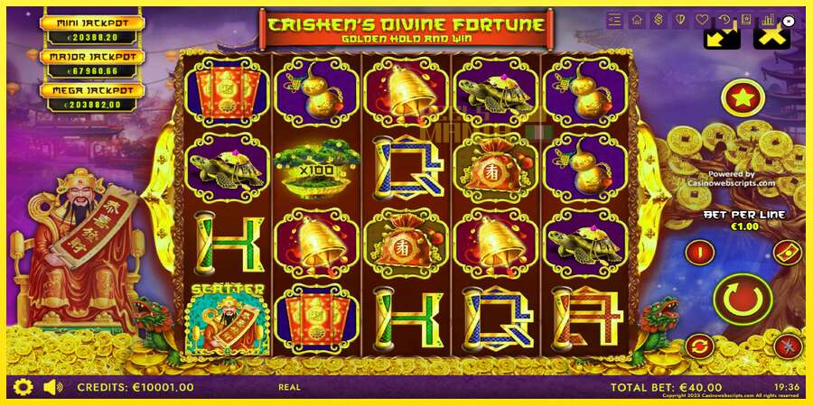 Riktiga pengar med en spelautomat Caishens Divine Fortune, bild 2