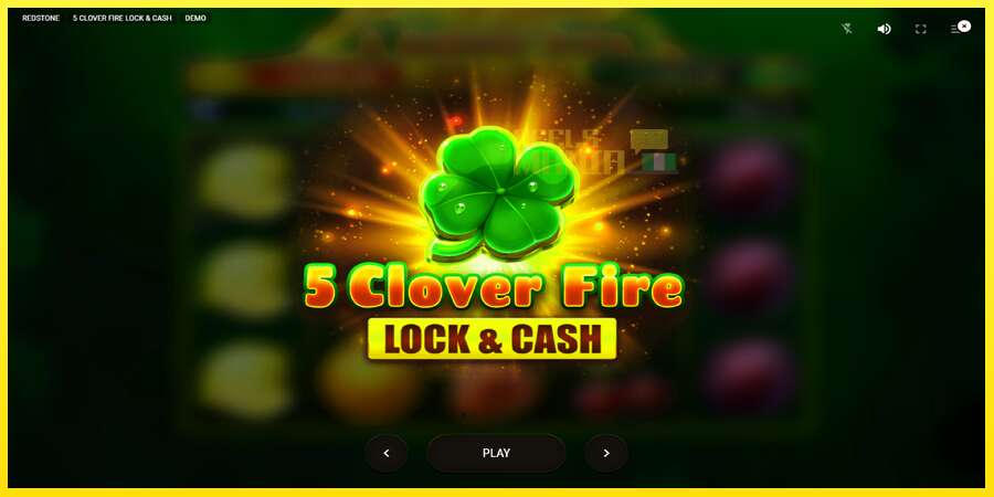 Riktiga pengar med en spelautomat 5 Clover Fire Lock & Cash, bild 1