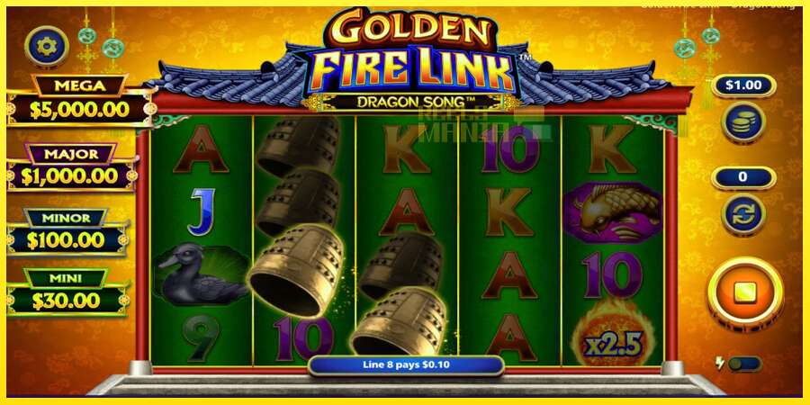 Riktiga pengar med en spelautomat Golden Fire Link Dragon Song, bild 3