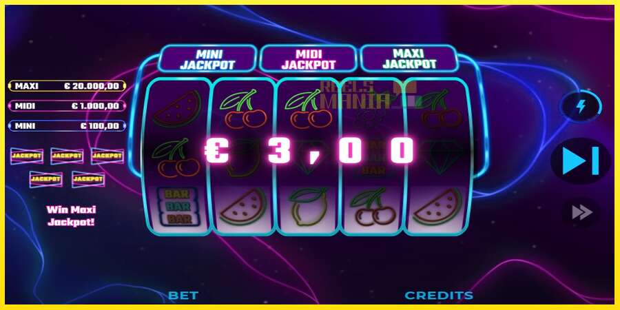 Riktiga pengar med en spelautomat Sizzling Neon Jackpot, bild 3