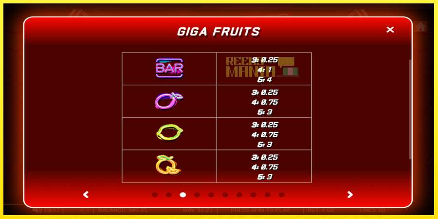 Riktiga pengar med en spelautomat Giga Fruits, bild 7