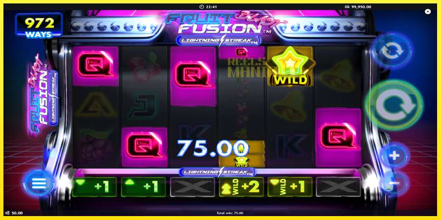 Riktiga pengar med en spelautomat Fruit Fusion Blast Lightning Reels, bild 3