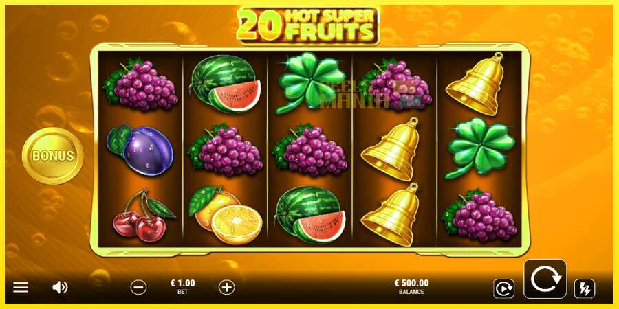 Riktiga pengar med en spelautomat 20 Hot Super Fruits, bild 1