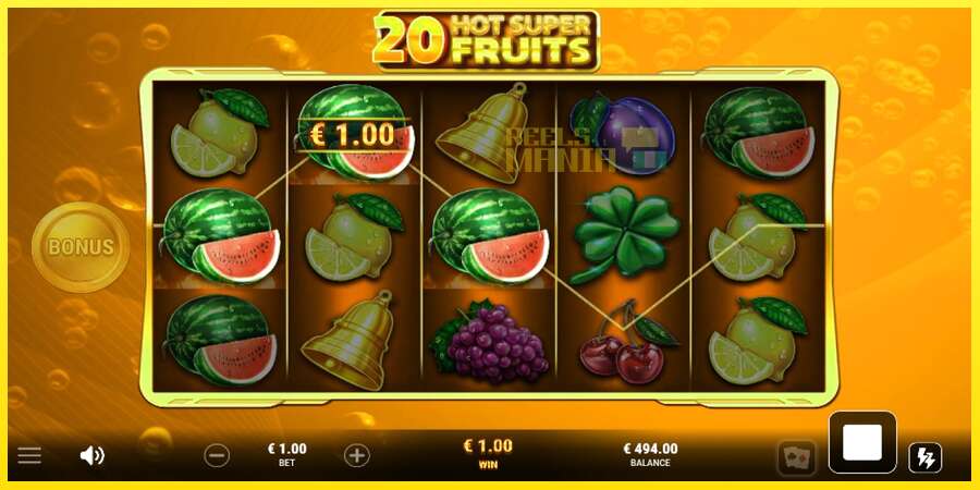 Riktiga pengar med en spelautomat 20 Hot Super Fruits, bild 3