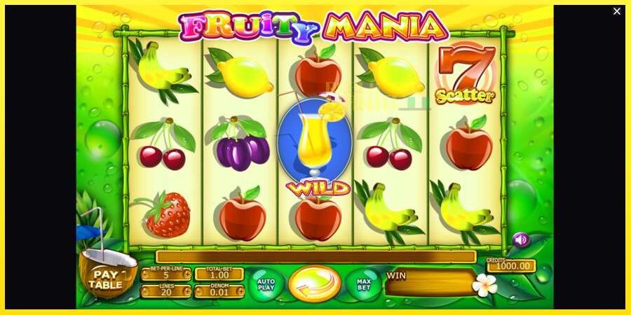 Riktiga pengar med en spelautomat Fruity Mania, bild 1