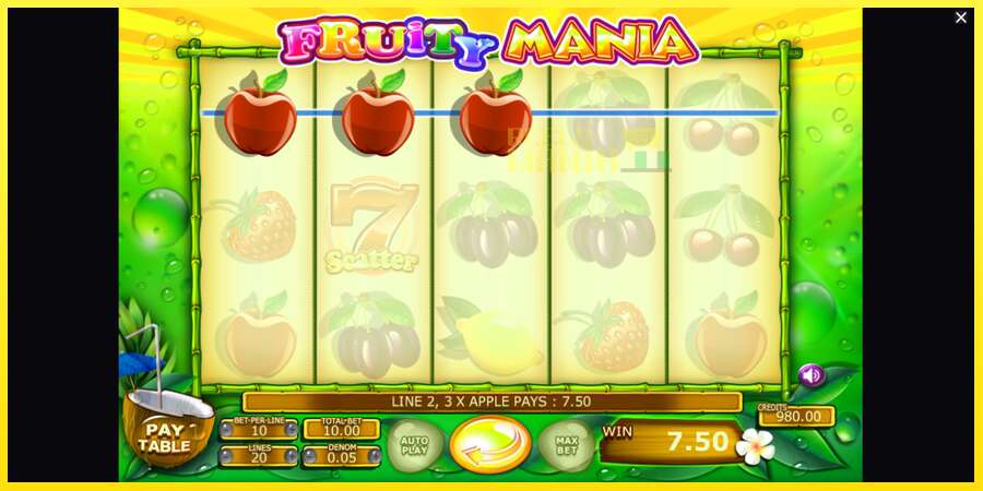 Riktiga pengar med en spelautomat Fruity Mania, bild 2