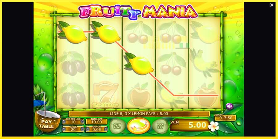 Riktiga pengar med en spelautomat Fruity Mania, bild 3