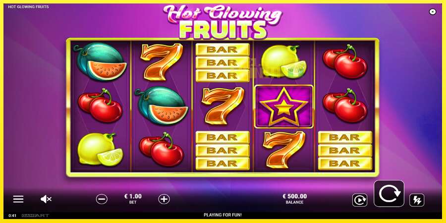 Riktiga pengar med en spelautomat Hot Glowing Fruits, bild 2