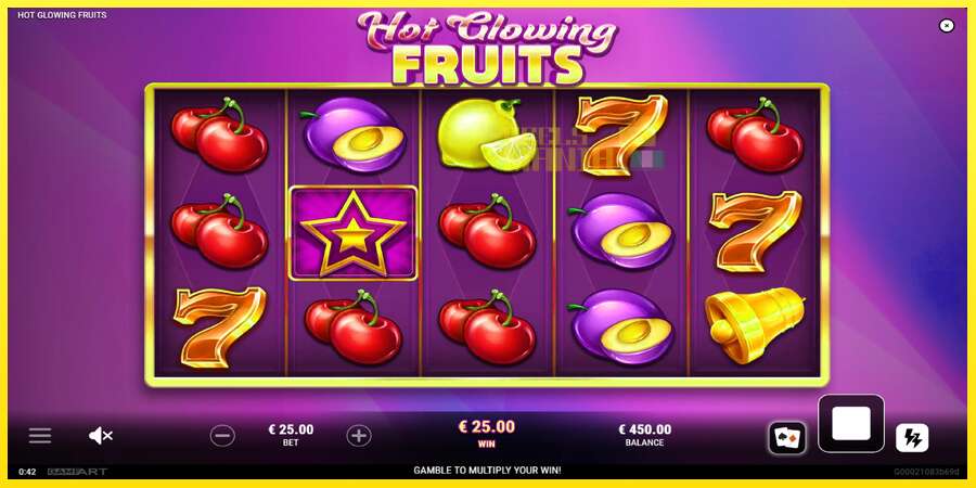 Riktiga pengar med en spelautomat Hot Glowing Fruits, bild 3