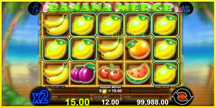 Riktiga pengar med en spelautomat Banana Merge, bild 2