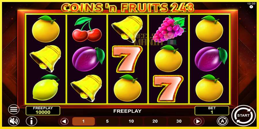 Riktiga pengar med en spelautomat Coinsn Fruits 243, bild 2