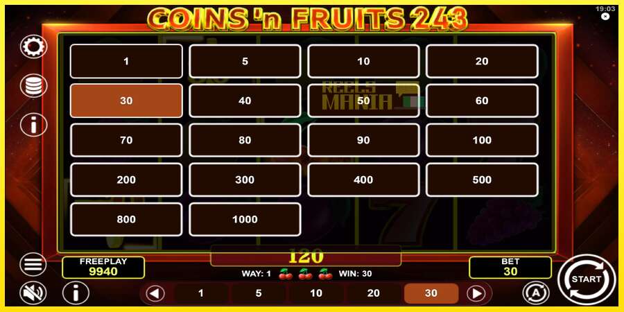 Riktiga pengar med en spelautomat Coinsn Fruits 243, bild 7