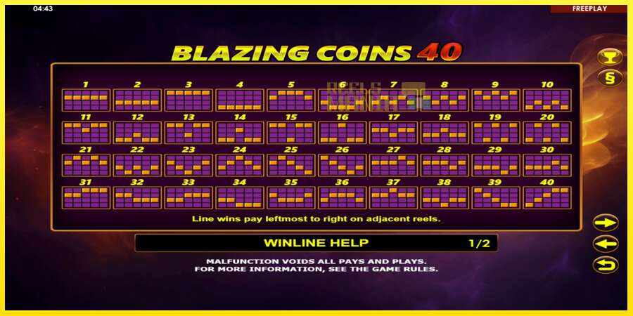 Riktiga pengar med en spelautomat Blazing Coins 40, bild 5