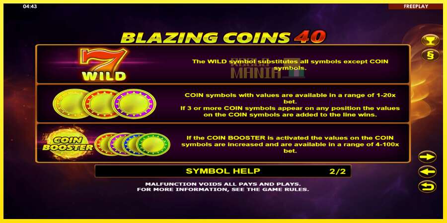 Riktiga pengar med en spelautomat Blazing Coins 40, bild 6