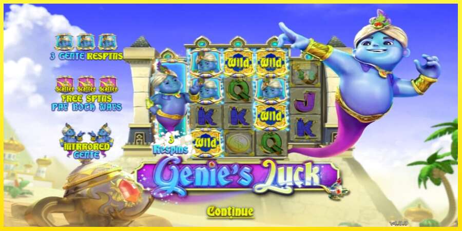 Riktiga pengar med en spelautomat Genie’s Luck, bild 1