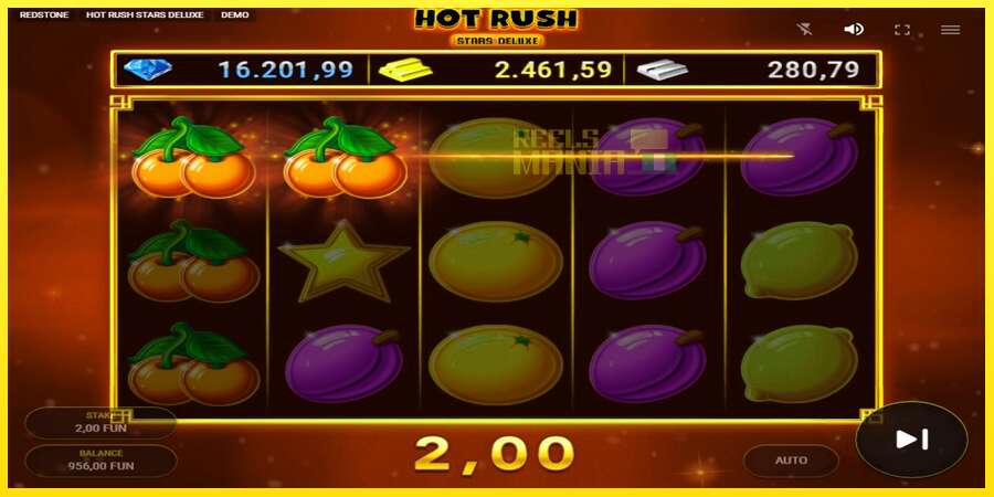 Riktiga pengar med en spelautomat Hot Rush Stars Deluxe, bild 3