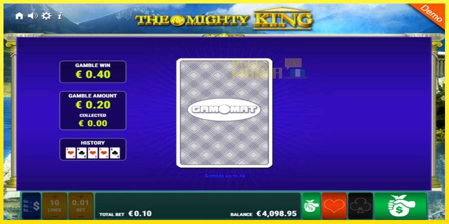 Riktiga pengar med en spelautomat The Mighty King, bild 8