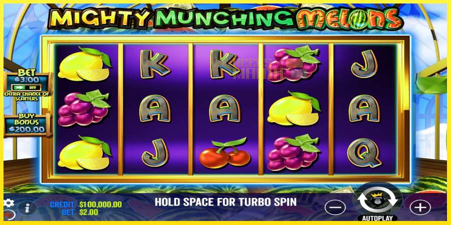 Riktiga pengar med en spelautomat Mighty Munching Melons, bild 2