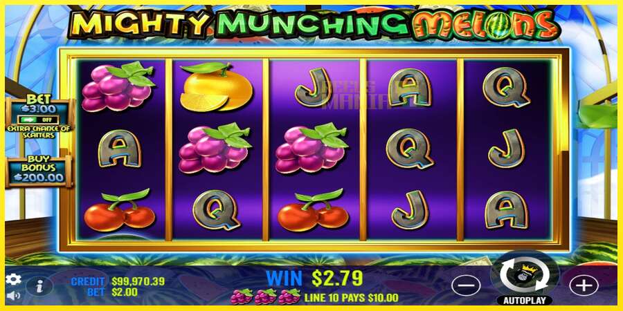 Riktiga pengar med en spelautomat Mighty Munching Melons, bild 4