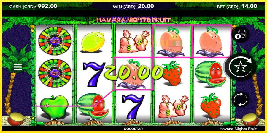 Riktiga pengar med en spelautomat Havana Nights Fruit, bild 2