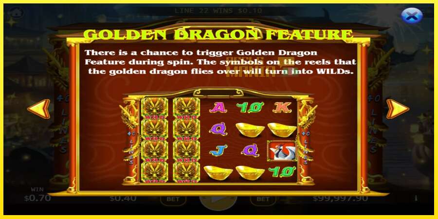 Riktiga pengar med en spelautomat Lucky Golden Dragon Lock 2 Spin, bild 4